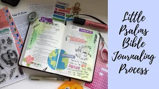 Little Psalms Book - Sloth Bible Journaling Tutorial