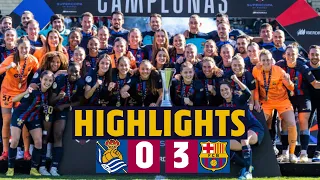 SUPER CHAMPIONS!! HIGHLIGHTS | Real Sociedad 0 - FC Barcelona 3 | SUPER CUP 🏆