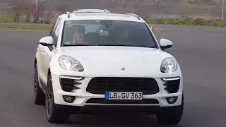 Riding shotgun in the new 2015 Porsche Macan SUV on road and off road