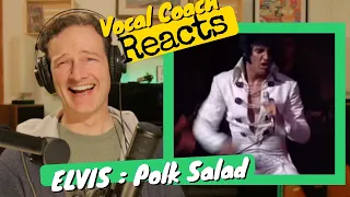 Vocal Coach REACTS: ELVIS PRESLEY "Polk Salad Annie" (LIVE)