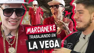 MARCIANEKE: UN DÍA EN LA VEGA CENTRAL🍅🥑 IMPROVISÓ RIMAS PARA VENDER 😎 URBANOS A PRUEBA