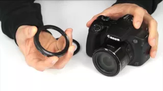 How to attach lens accessories to a Canon PowerShot SX60 HS (and other SX-series cameras)