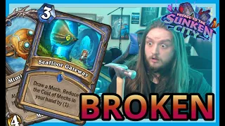 Mech Mage is BACK and DISGUSTING!!! | Turn 3 = WIN THE GAME | Voyage to the Sunken City Preview