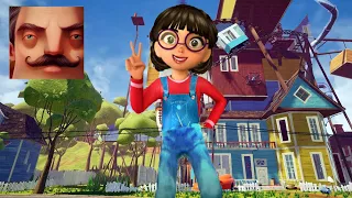 Hello Neighbor - My New Neighbor Scary Teacher 3D Girl Act 3 Gameplay Walkthrough