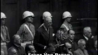 Statement of Nuremberg defendant Franz von Papen, Aug. 31, 1946, Day 216 (translated captions)