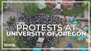 University of Oregon protesters reject deal to leave encampment