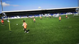 Juventus Academy training drill #juventus #footy #fy #practice #routine #pass