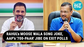 Exit Polls: Rahul's Sidhu Moose Wala Joke, AAP Says '700-Paar Kar Lo'; BJP Reacts Amid Win Forecast