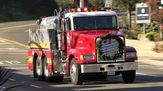 EPIC Water Tender, Utility Truck Responding Code 3 to a Wildland Fire!