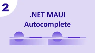 .NET MAUI Autocomplete