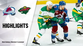 Avalanche @ Wild 1/31/21 | NHL Highlights