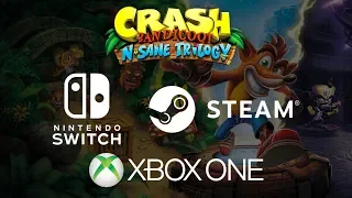 Crash Bandicoot N. Sane Trilogy is coming to Nintendo Switch, Xbox One and PC!