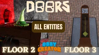 Roblox Doors in Obby Creator: Floor 2 and Floor 3: All Entities
