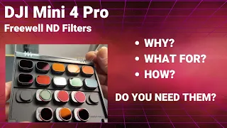 DJI Mini 4 Pro ND filters -  The VERY Best - Do you need them?