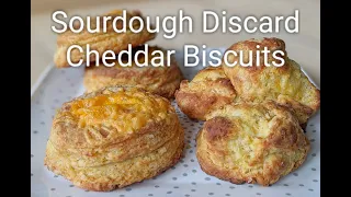 Cheddar Biscuits Made With Sourdough Discard