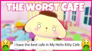 🤮 WORST CAFE EVER! | Roblox My Hello Kitty Cafe | Riivv3r