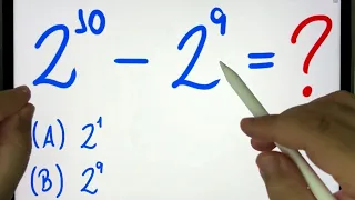 🤯 MATEMÁTICA BÁSICA DESBUGADA - 2^10 - 2^9 = ??? Subtração de potências de 2, você consegue?