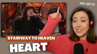 HEART Stairway to Heaven (Live at Kennedy Center Honors) | Vocal Coach Reacts (& Analysis)