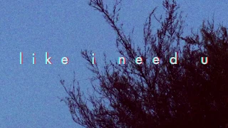 keshi - like i need u // lyric video