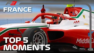 Arthur Leclerc's First Win, Double Overtakes And The Best F3 Moments | 2021 French Grand Prix