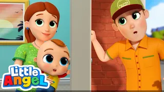 Who's At The Door? | Little Angel | Little Angels Kids Cartoons/Songs & Nursery Rhymes