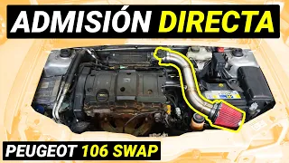 ADMISIÓN DIRECTA CON FILTRO CÓNICO 🔥🔥🔥 CAI para el PEUGEOT 106 SWAP 1.6 16V - OBSIDIAN GARAGE