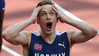 2020 Tokyo Olympics Karsten Warholm sets 400m hurdles world record to