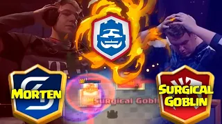 MOMENTO HISTÓRICO NA CRL: MORTEN VS SURGICAL GOBLIN NO CLASH ROYALE!