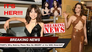 What REALLY made Aubrey Plaza lose her temper on-stage at the SAG!!!