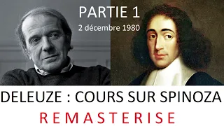 Gilles Deleuze : cours sur Spinoza n°1/14 (remasterisé en 2023)