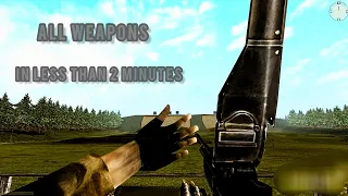 Veitcong All weapon reload animations are good for an old game....