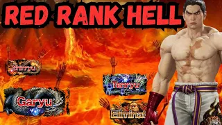 Red Rank HELL... Kazuya Ranked