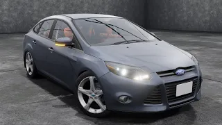 Ford Focus 3: необычный краш-тест с манекенами в BeamNG.drive