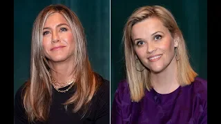 Jennifer Aniston and Reese Witherspoon on “The Morning Show”