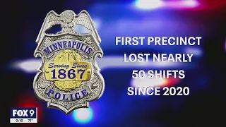 Minneapolis Police hasn't shifted resources despite lost officers, data shows I KMSP FOX 9