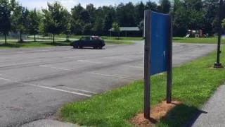 Doing donuts in a Ford Focus