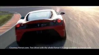 Michael Schumacher Test Drives the Ferrari F430 Scuderia at the Mugello Circuit in Italy