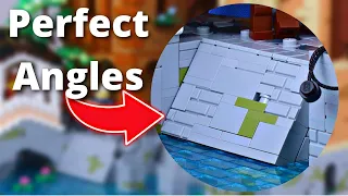Technique for Flawless Angled Walls! LEGO Tutorial