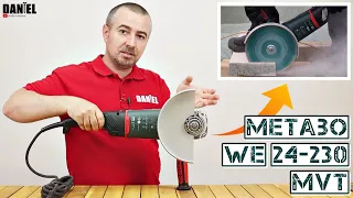 Metabo WE 24-230 MVT / Unul din cele mai performante polizoare unghiulare