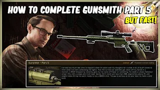 MECHANICS GUNSMITH PART 5 MODIFY A DVL 10 - EFT ESCAPE FROM TARKOV - TASK QUEST PATCH 12.11