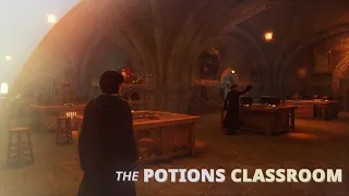 Hogwarts Potions Classroom | No Commentary ASMR | Hogwarts Legacy