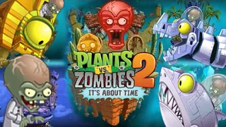 Plants vs Zombies 2: All Bosses (Without lawn mower & upgraded plants)