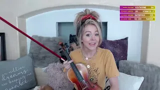 Lindsey Stirling Practice Violin - Twitch Livestream (04/28/2021)