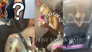Getting my first tattoo ever! I was REAL nervous.. | Inside Nyra’s life.. ep 006