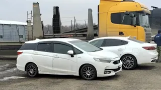 ч.1 Забрали Honda Shuttle с автовоза. Мини перегон из Краснодара в Анапу. Январь 2023