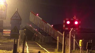 *EMERGENCY SEQUENCE and RAISE MALFUNCTION* Manor Way Foot Level Crossing (03/03/2018)