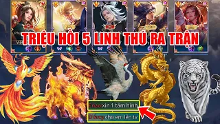 [Gcaothu] Chính thức triệu hồi 5 Linh Thú ra trận cùng bảo vệ Trái Đất - Cái kết sẽ ra sao đây