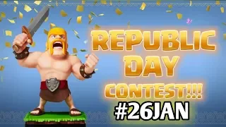 Clash of Clans India 26 January contest Happy Republic Day