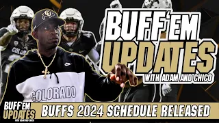 COLORADO BUFFALOES SCHEDULE 2024 | #BuffEmUpdates