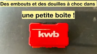 Boîte à embout KWB ! Compacte même avec des douilles  !